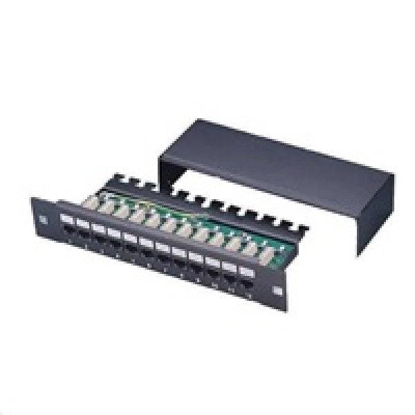10" Patch panel XtendLan 12port, STP, Cat5E, krone, černý?v=1746552527