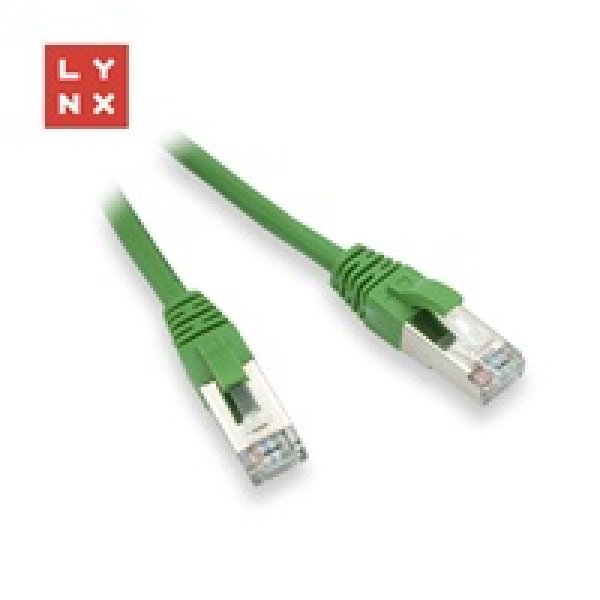 LYNX FTP patch kabel Cat5e PVC, CCA, 5m, zelený?v=1755466814