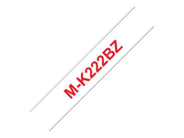 Brother M-K222BZ - Plast - červená na bílé - Role (0,9 cm x 8 m) 1 kazeta/y páska - pro P-Touch PT-55, PT-55P, PT-90?v=1765379950
