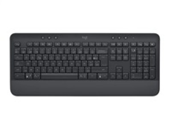 Logitech K650/Bezdrátová USB + Bluetooth/CZ-SK layout/Černá