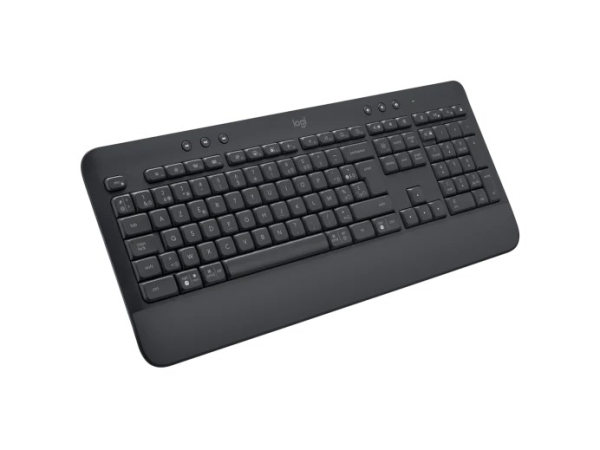 Logitech K650/Bezdrátová USB + Bluetooth/CZ-SK layout/Černá