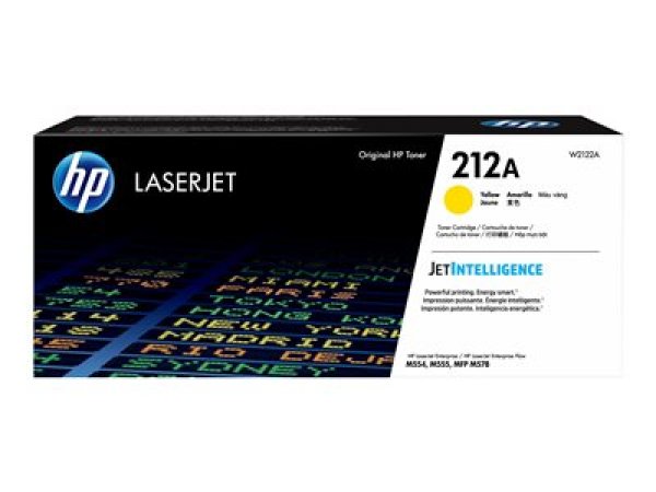 Toner HP W2122A, HP 212A žlutý (4 500 stran)
