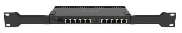 MikroTik RouterBOARDRB 4011iGS+RM, quad-core 1.4GHz CPU, 1GB RAM, 10x LAN, 1x SFP+, vč. L5 licence