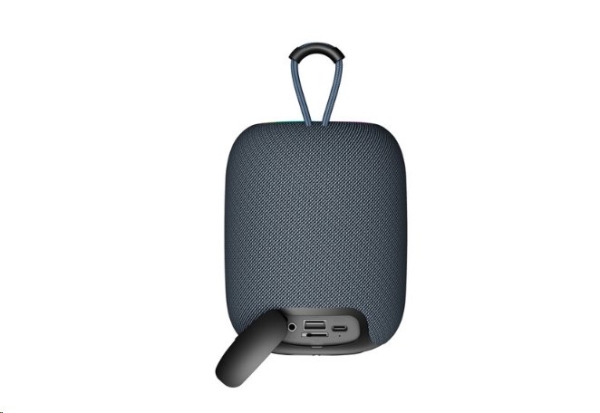 CANYON reproduktor BSP-8, RGB, BT V5.2, BLUETRUM AB5362B, 1x10W, USB-C, USB-A, microSD, AUX, šedá
