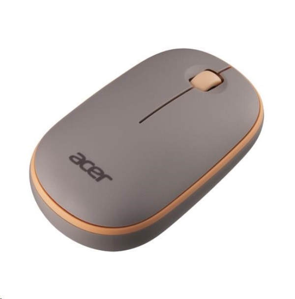 ACERAcer Wireless Bubble Mouse Beige - RF2.4G, 1600 dpi, 102x60x32 mm, 60g bez AA baterie, retail pack