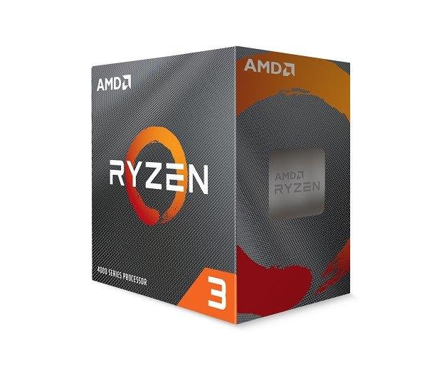AMD cpu Ryzen 3 4100 AM4 Box (s chladičem, 3.8GHz / 4.0GHz, 4MB cache, 65W, 4 jádro, 8 vlákno, 0 GPU)