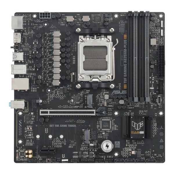 ASUS MB Sc AM5 TUF GAMING A620AM-PLUS, 4xDDR5, 2xDP, 1xHDMI, mATX