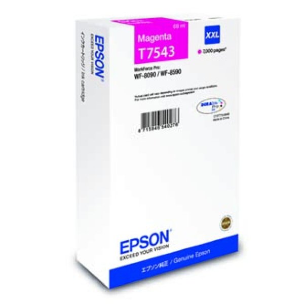 Náplň EPSON C13T754340 purpurová (7 000 stran)