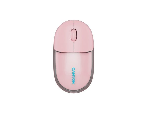 CANYON mouse OnClick 24 BT/ Wireless Transparent/Pink