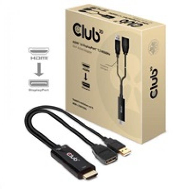 Club3D adaptér aktivní HDMI na DisplayPort 4K60Hz, M/F?v=1746105290