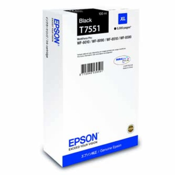 Náplň EPSON C13T755140 černá (5 000 stran)