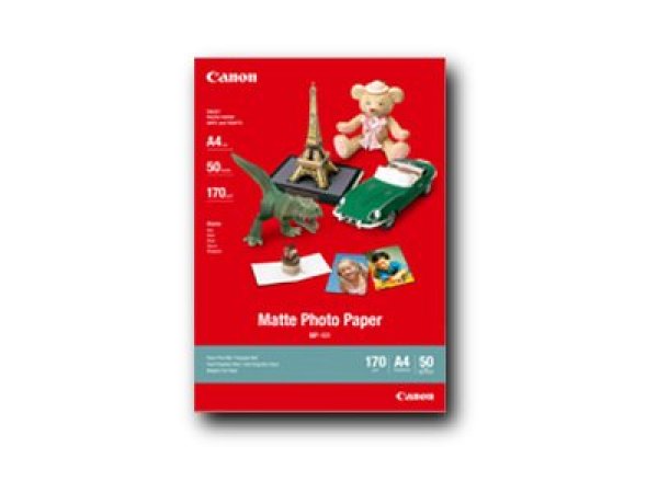 Canon Matte Photo Paper, foto papír, matný, bílý, A4, 170 g/m2, 5 ks, 7981A042, inkoustový