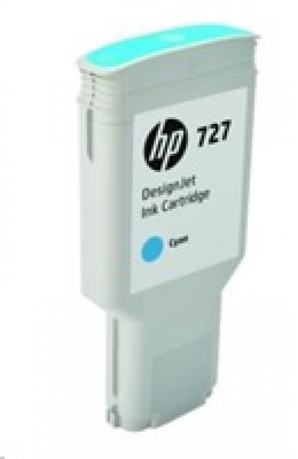 Náplň HP No.727, F9J76A azurová (300 ml)