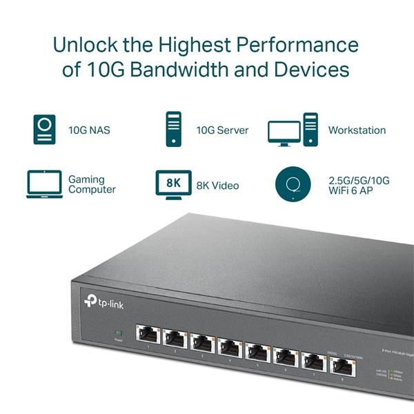 TP-Link switch TL-SX1008 (8x10GbE)