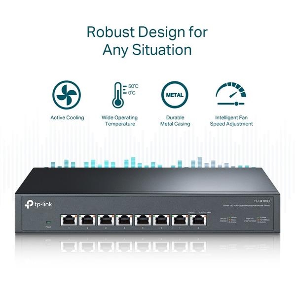TP-Link switch TL-SX1008 (8x10GbE)