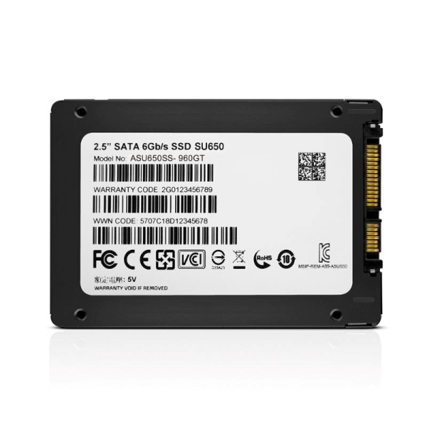 ADATA SU650/960 GB/SSD/2.5''/SATA/3R