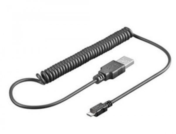 PREMIUMCORD Kabel USB 2.0 A - Micro B propojovací 1m, kroucený (M/M)?v=1754038757