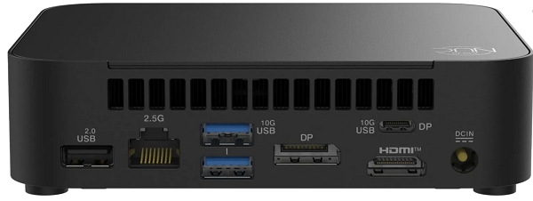 ASUS NUC 14 Essential/RNUC14MNK9700002/N97 Processor/DDR5-4800 SO-DIMM/USB Type-A,C/M.2 22x80/Wi-Fi/LAN/EU power cord