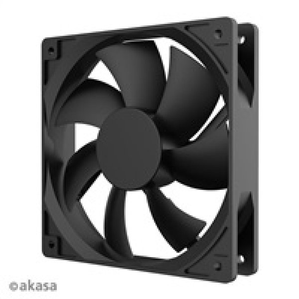 přídavný ventilátor Akasa 12 cm Smart black