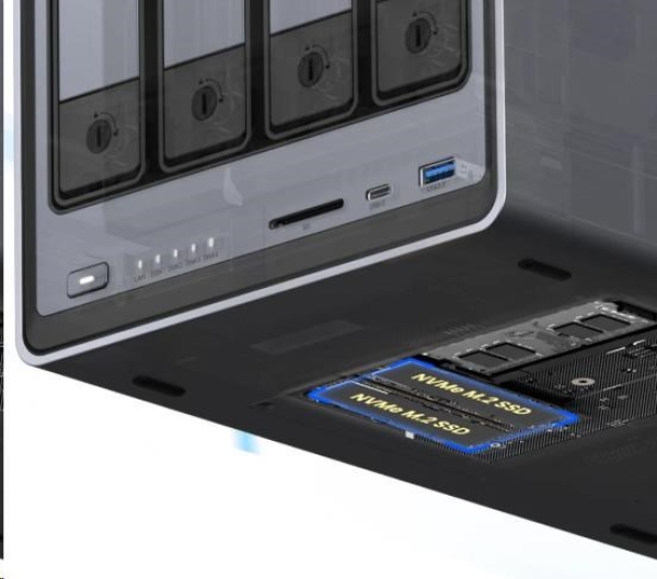 UGREEN NASync DXP4800 (4C/IntelN100/3,4GHz/8GBRAM/4xSATA/2xM.2/2x2,5GbE/2xUSB2.0/2xUSB3.2/1xUSB-C/HDMI/SD)