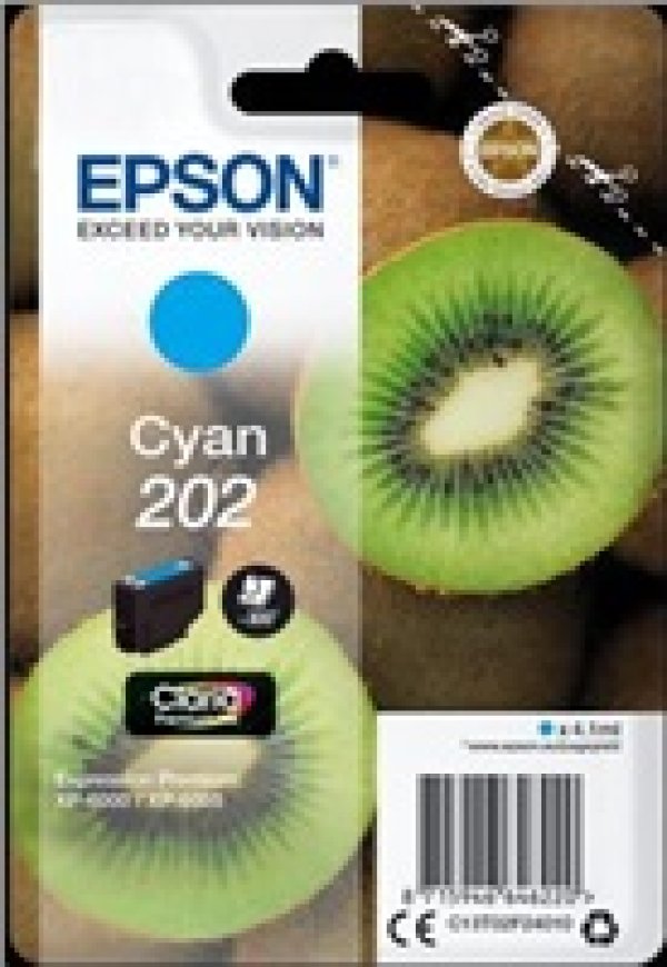 Náplň EPSON C13T02F24010, 202 azurová (4,1 ml)