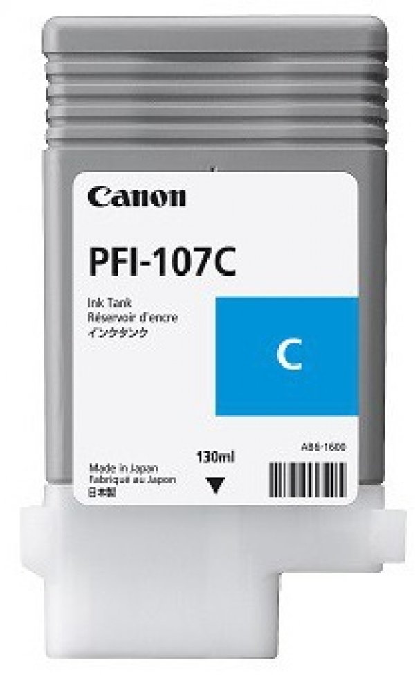 Náplň CANON PFI-107, 6706B001 azurová (130 ml)