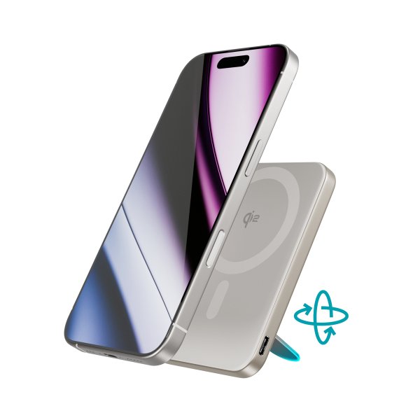 Epico Qi2 5000mAh Alu Mag+ Stand PB EM52 - titan?v=1761950406