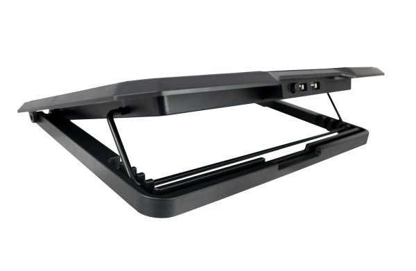 Chladící podložka C-TECH CLP-140, 15,6'', 2x 140mm, 2x USB, modré podsvícení