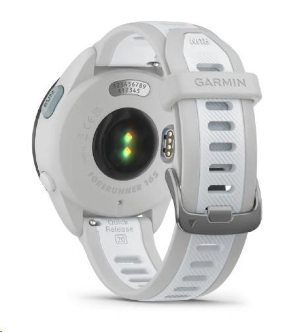 Garmin GPS sportovní hodinky Forerunner® 165, Mist grey/Whitestone, EU