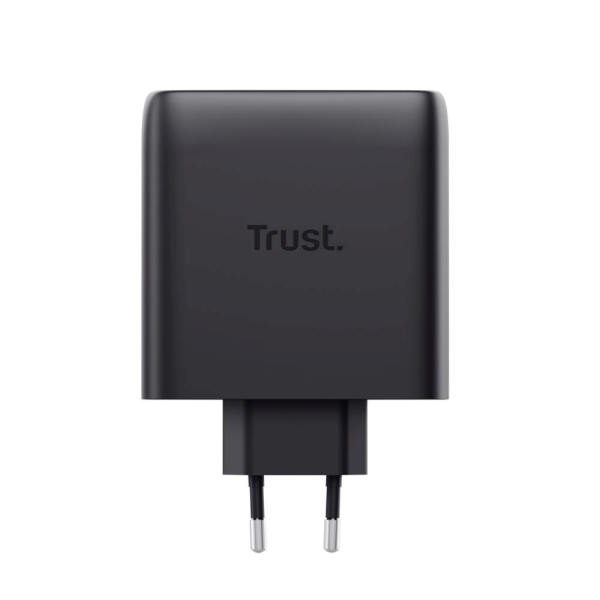 TRUST MAXO 100W 2P USB-C GAN CHARGER BLK