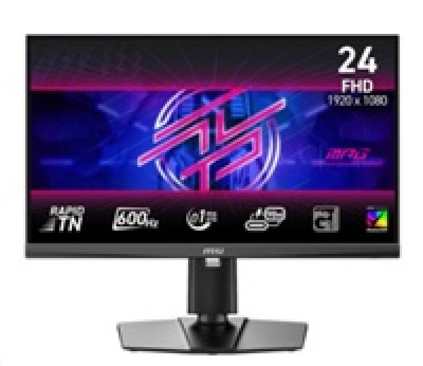 MSI LCD MPG 242R X60N, 24,1" FHD, 600Hz, 0,1ms, USB, DP, HDMI, VESA, Audio, Black?v=1763678407