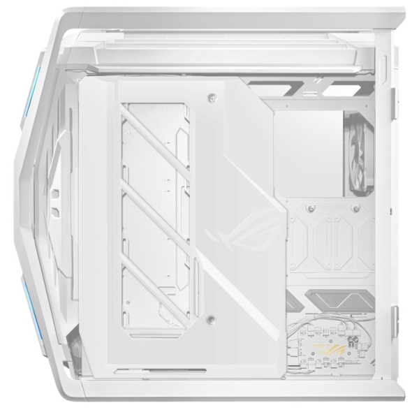 ASUS case ROG HYPERION (GR701) WHITE, Mid Tower, průhledná bočnice, bílá