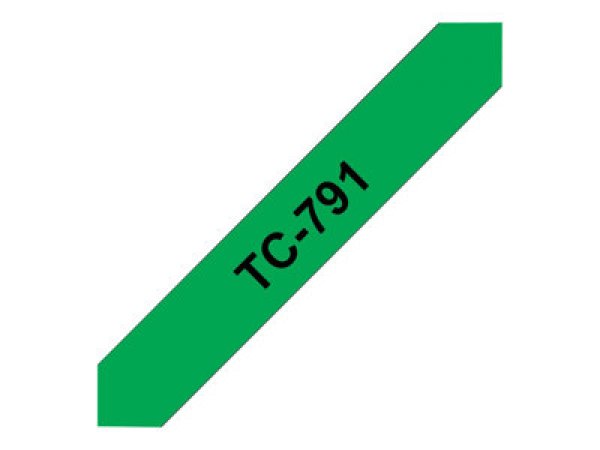 Brother TC791 - 9 mm x černá na zelené - lamino páska - pro P-Touch PT-2000, PT-3000, PT-500, PT-5000, PT-8E?v=1765379950