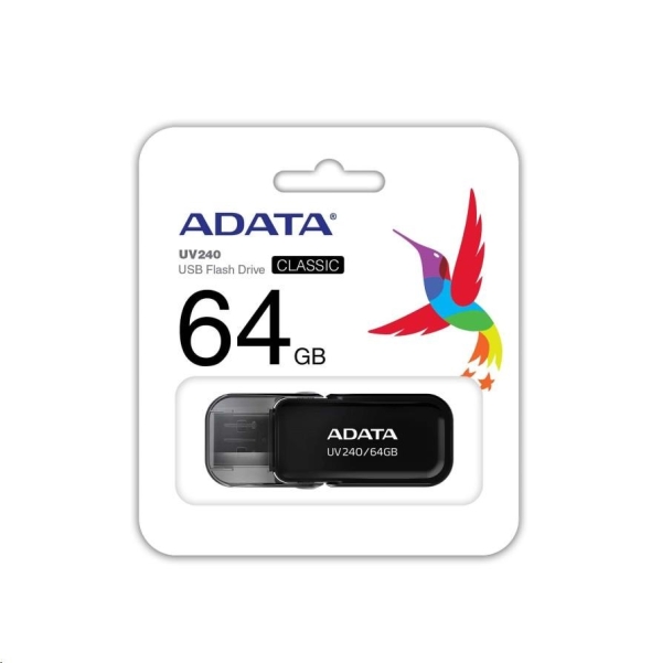FlashDisk 64GB A-Data UV240 (AUV240-64G-RBK ) USB black