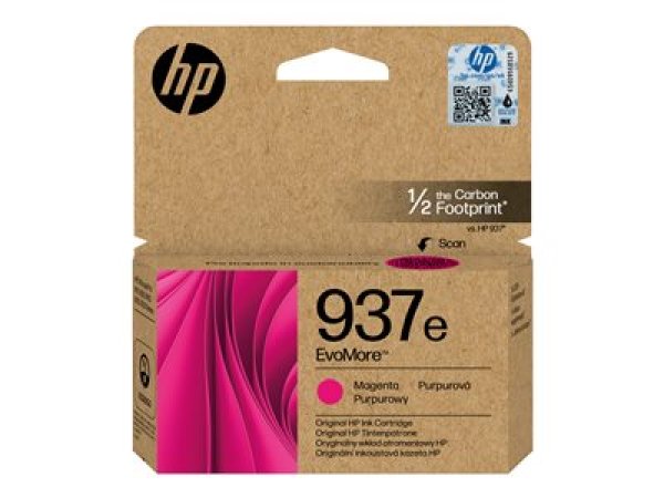 Náplň HP No.937e, 4S6W7NE purpurová (1 650 stran)