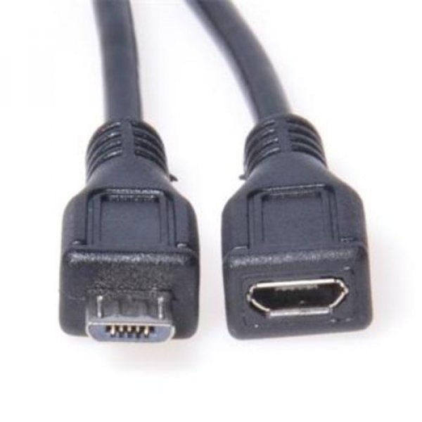 PREMIUMCORD Kabel prodlužovací micro USB - micro USB 2m (M/F)
