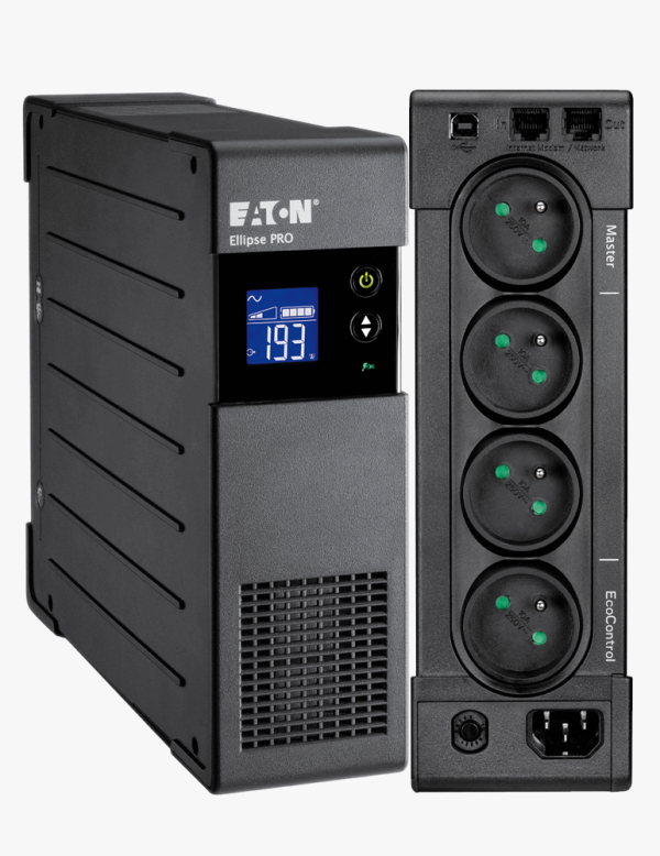 EATON UPS Ellipse PRO 1600 FR USB, Line-interactive, Tower, 1600VA/1000W, výstup 8x FR, USB