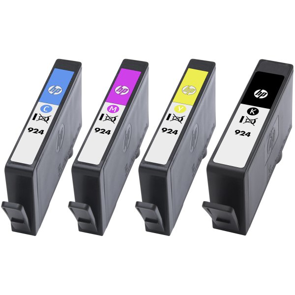 Sada náplní HP 924, 6C3Z1NE CMYK (1x500 + 3x400 stran)