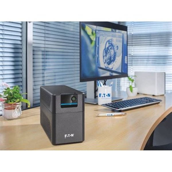 EATON UPS 5E 900 USB FR G2, Line-interactive, Tower, 900VA/480W, výstup 2x FR (CZ), USB, bez ventilátoru