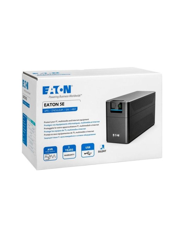 EATON UPS 5E 900 USB IEC G2, Line-interactive, Tower, 900VA/480W, výstup 4x IEC C13, USB, bez ventilátoru