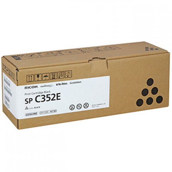 Ricoh originální toner 407383, black, 10000str., 408215, Ricoh SP C352, O?v=1746449061
