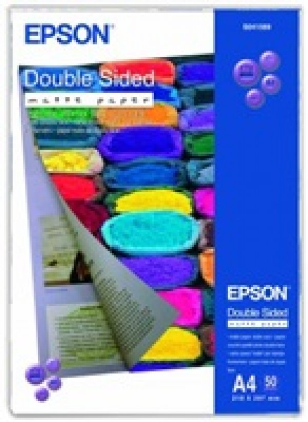 Epson Double-Sided Matte Paper - Matný - A4 (210 x 297 mm) - 178 g/m2 - 50 listy papír - pro Epson L6190; EcoTank ET-2850, 2851, 2856, 4850, L6460, L6490; SureColor SC-P700, P900
