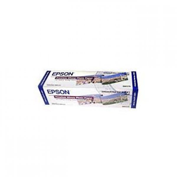 Epson fotopapír, 329/10/Premium Glossy Photo Paper Roll, lesklý, 13", C13S041379, 255 g/m2, papír, 329mmx10m, bílý, pro inkoustové