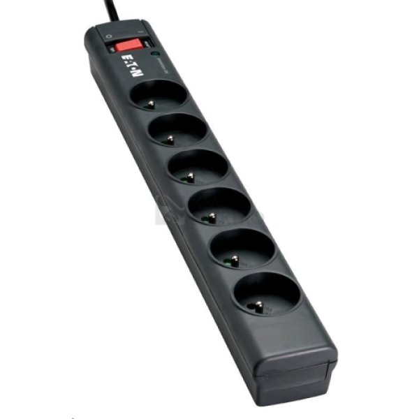 Eaton Protection Strip 6 FR, přepěťová ochrana, 6 zásuvek, 1m