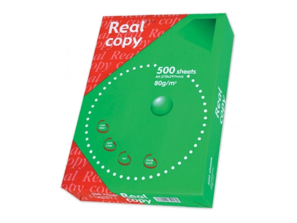 Papír xerografický REAL COPY (A4, 80g, 500listů)