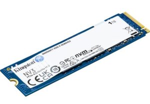 KINGSTON NV3 SSD NVMe M.2 1TB (použitý) PCIe Gen 4x4 NVMe (čtení max. 6000MB/s, zápis max. 4000MB/s)