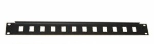 Eurocase panel na kabely RGA-28-1U 19"  - 12 port