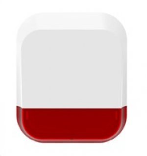 iGET SECURITY DP11 - venkovní siréna napájená baterií (nebo adaptéru), pro alarm M4