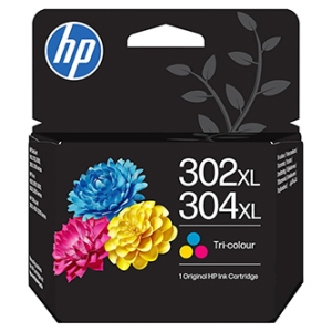 HP 302XL/304XL Tri-clr Original Ink Crtg, HP 302XL/304XL Tri-clr Original Ink Crtg
