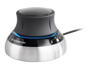 3Dconnexion SpaceMouse Compact 3DX-700059, černá, stříbrná
